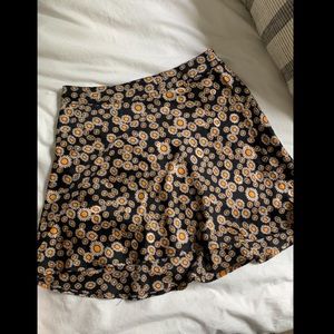 Free People Floral Skirt